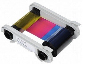 Evolis R5H004NAA - YMCKO Half Panel Ribbon